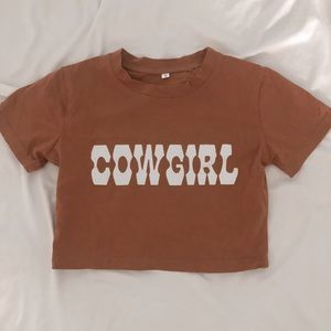 Brandy Melville Dupe Cowgirl Tee
